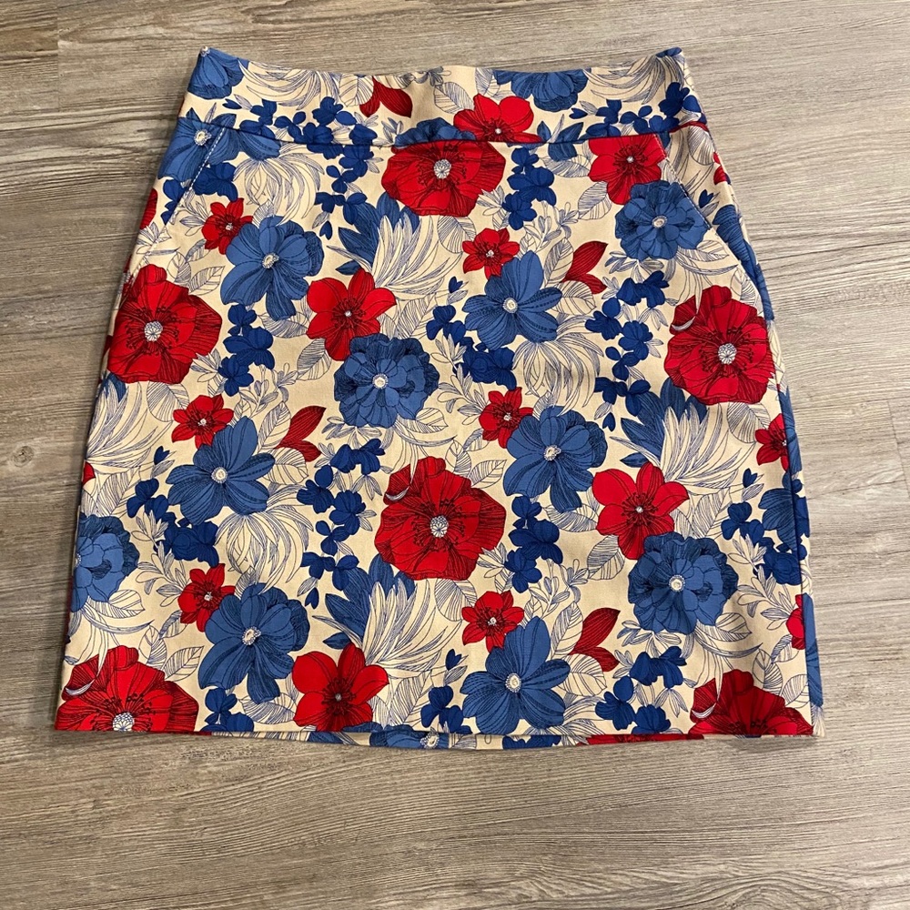 Floral Talbots skirt